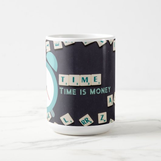 Le temps est l'argent - Mug (Centre)