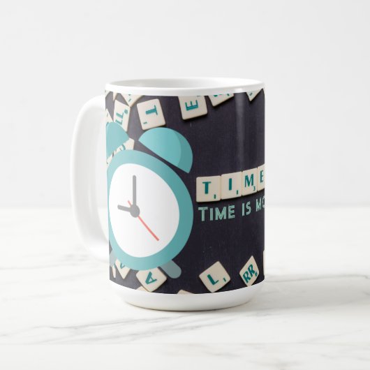 Le temps est l'argent - Mug (Devant gauche)