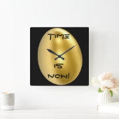 Le temps est maintenant horloge murale chic ! (Maison)