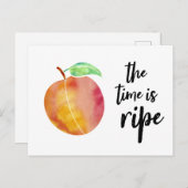 Le temps est venu carte postale Impeachment (Devant / Derrière)