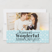 Le temps le plus merveilleux de l'année Carte phot (Devant)