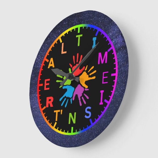 Le temps n'est pas une véritable horloge psychédél (Angle)