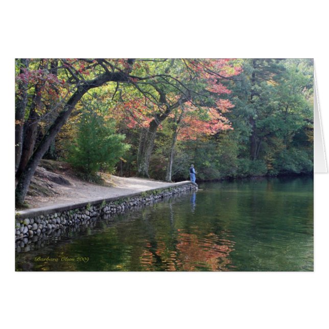 Le temps n'est que le cours d'eau dans lequel je v (Devant horizontal)