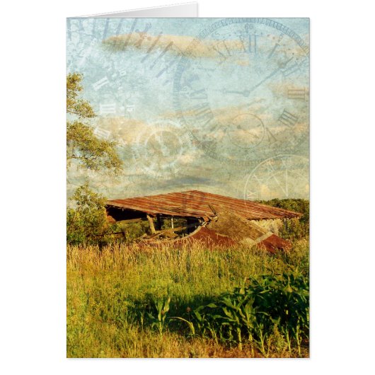 Le temps passe même quand la grange est tombée (Devant)