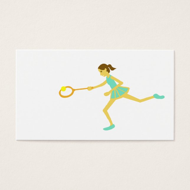 Le tennis féminin (Devant)
