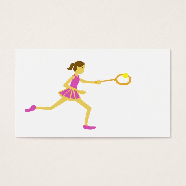 Le tennis féminin (Devant)