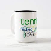 Le tennis nomme la tasse (Devant gauche)