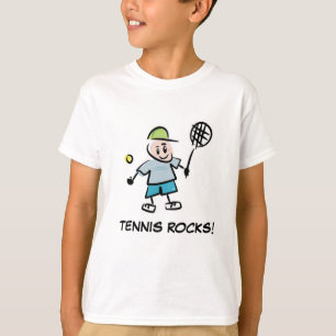 Le tennis vêtx pour le T-shirt de garçons des