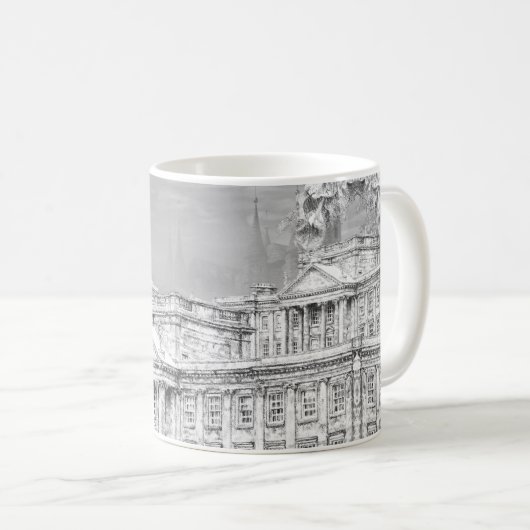 Le terrain de Pemberley - Mug de café (Devant droit)