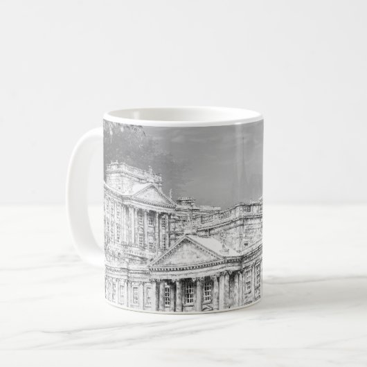 Le terrain de Pemberley - Mug de café (Devant gauche)