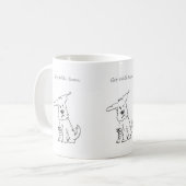 Le terrier mignon obtiennent bientôt la tasse (Devant gauche)