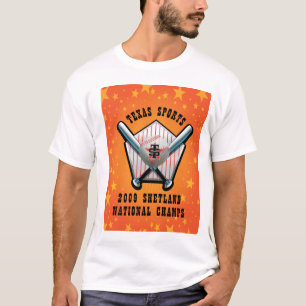 Le Texas folâtre le T-shirt de champions de boule