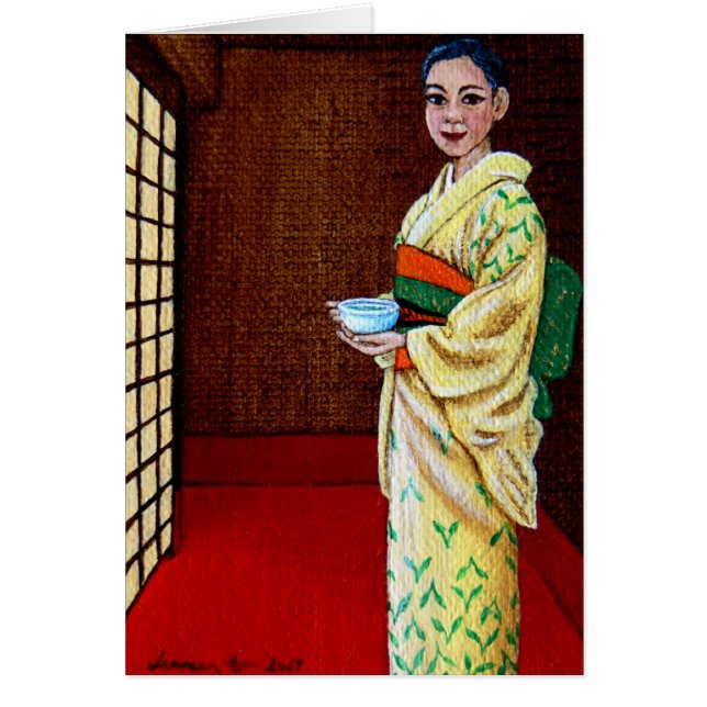 "Le thé de matin " (Devant)