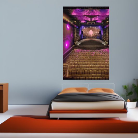 Le théâtre | AI Art Poster