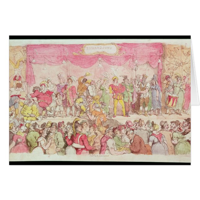 Le théâtre de Richardson, édité par Ackermann (Devant horizontal)