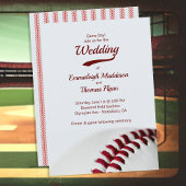 Le Thème de baseball Invitations de mariage