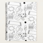 Le thème de la plage d'été Décrit le Carnet Motif (Devant)