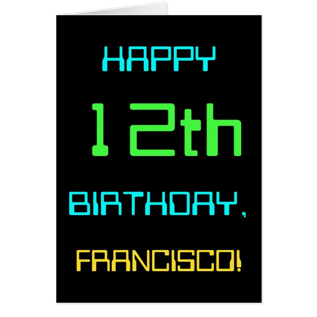 Le thème de l'informatique numérique amusante 12e  (Devant)