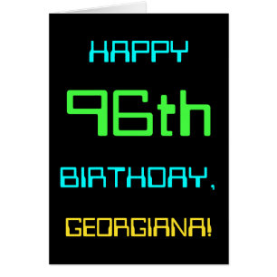 Le thème de l'informatique numérique amusante 96e 