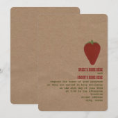 Le thème du marché des fermiers Mariage Invitation (Devant / Derrière)