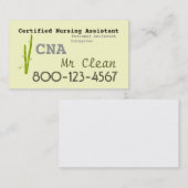 Le thème en bambou PEUT modèle de carte de visite (Devant / Derrière)