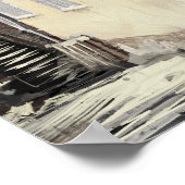 Le Tiger Inn, Turnditch - affiche hivernale (Coin)