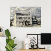 Le Tiger Inn, Turnditch - affiche hivernale (Bureau à domicile)