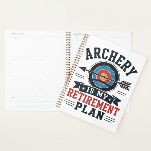 Le Tir à l'Arc Est Mon Plan De Retraite Archer (Devant avec enveloppe)