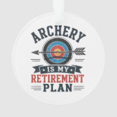 Le Tir à l'Arc Est Mon Plan De Retraite Archer (dos)