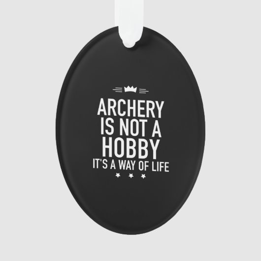 Le tir à l'arc n'est pas un blanc passe-temps (devant)