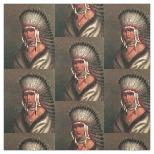 Le tissu d'art "Generic Chief" de King (Échantillon)