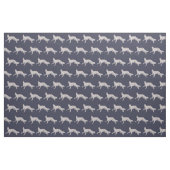 Le tissu d'art russe du loup de mer de Borzoi (Fat Quarter)