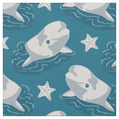 Le tissu de baleines de Beluga (Fermer)