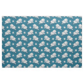 Le tissu de baleines de Beluga (Fat Quarter)