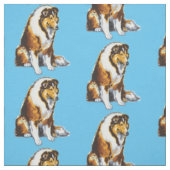 Le tissu de collie rugueux (Échantillon)
