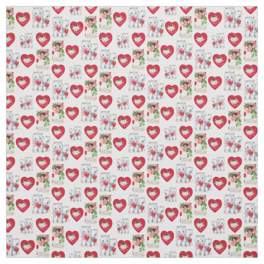 Le tissu de la Saint Valentin (Échantillon)