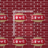 Le tissu de la Saint Valentin (Carreau)