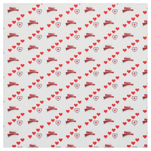 Le tissu de la Saint Valentin (Échantillon)