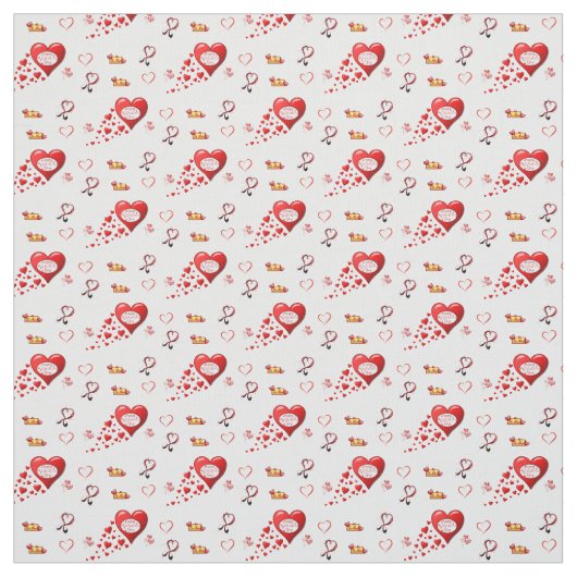 Le tissu de la Saint Valentin (Échantillon)