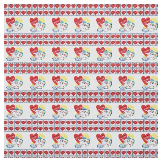 Le tissu de la Saint Valentin (Échantillon)