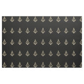 Le tissu de S&C dans le noir (Fat Quarter)