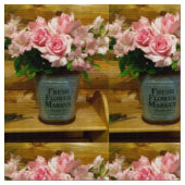 Le tissu du marché aux fleurs (Fermer)