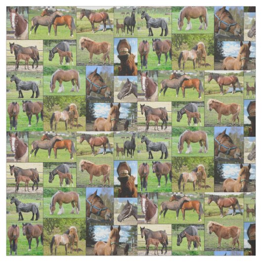 Le tissu fait sur commande de l'amant de cheval (Échantillon)