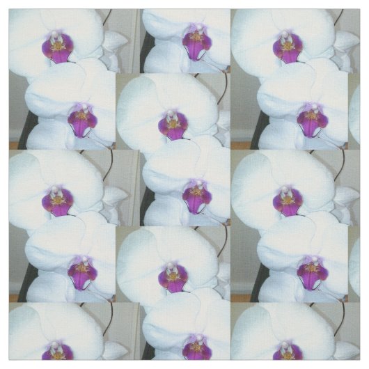LE tissu ORCHID BLANC (Échantillon)