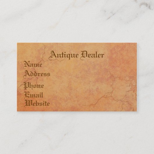 Le Toscan ruine la carte de profil (Devant)