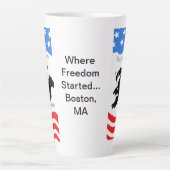 Le tour de Latte Freedom Mug de Paul Revere (Devant)