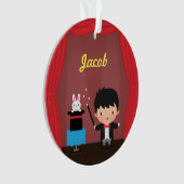 Le tour magique de lapin de magicien mignon badine (devant)