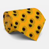 Le tournesol attache de belles cravates jaunes de (Roulé)