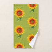 LE TOURNESOL DANSEUR (Serviette à main)