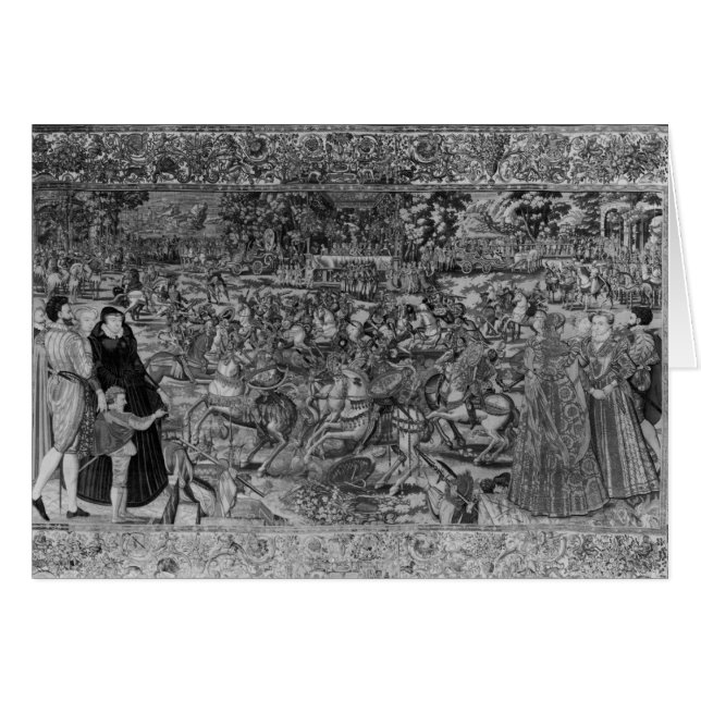 Le tournoi, atelier de Bruxelles (Devant horizontal)